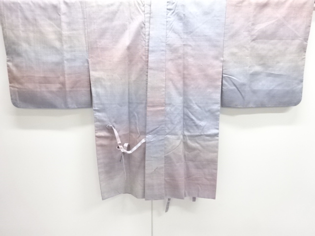 JAPANESE KIMONO / ANTIQUE PATTERN TSUMUGIDOCHUGI