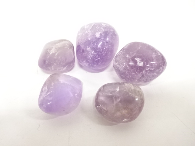 JAPANESE COLLECTIBLE / NATURAL STONE / POWER STONE / LOOSE / SET OF 5 
