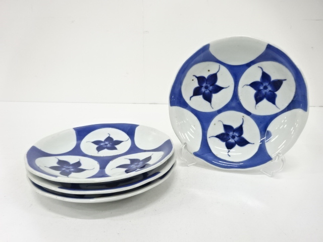 Ko-Imari, Somenware, Flower, 7