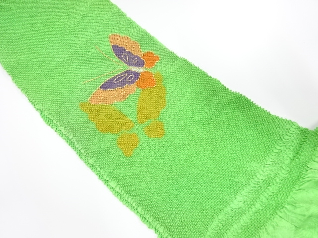 SILK Tie-dye obiage for furisode