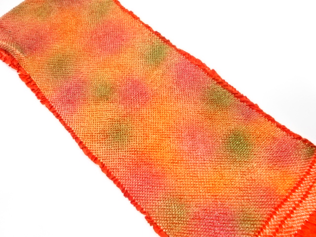 SILK Tie-dye obiage for furisode