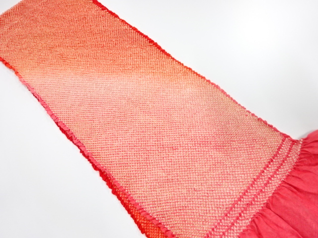 SILK Tie-dye obiage for furisode