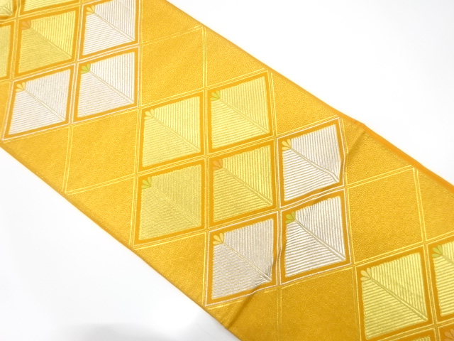 JAPANESE FUKURO OBI / WOVEN RHOMBUS & YOUNG PINE