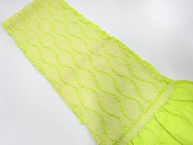 SILK Tie-dye obiage for furisode