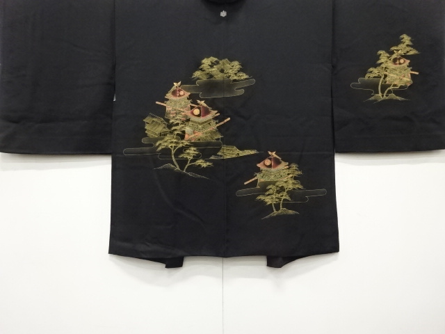 JAPANESE HAORI / PLANT DYES / KINSAI / EGASUMI PATTERN