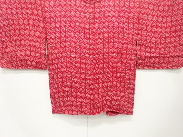 本絞り　幾何学模様　羽織