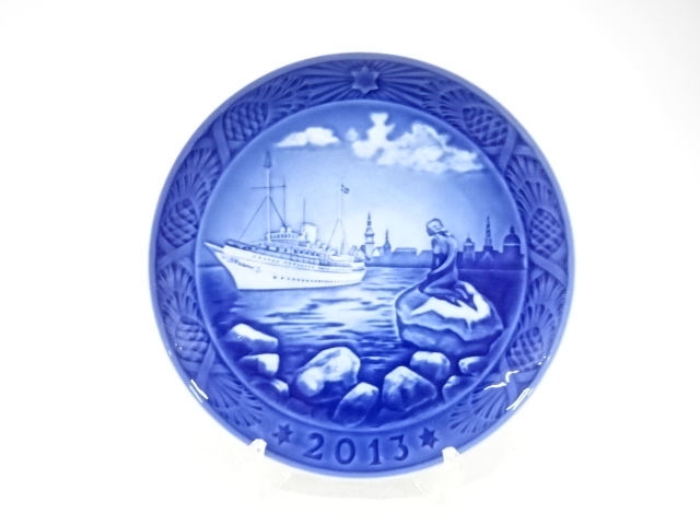 ROYAL COPENHAGEN　ロイヤルコペンハーゲン　「Copenhagen Harbour」　イヤープレート(2013年)　洋食器
