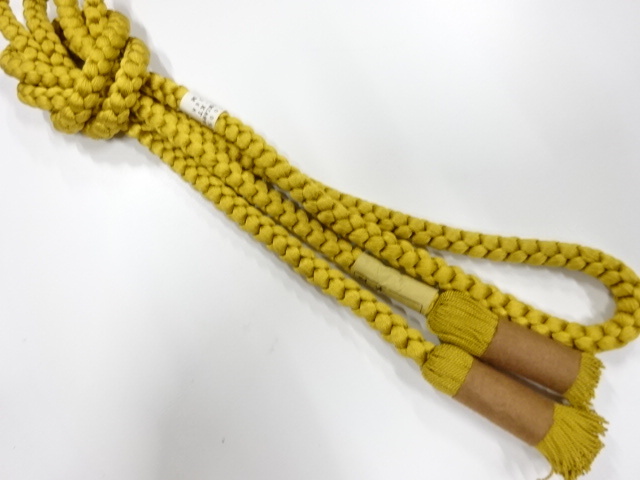 未使用品　正絹　撚り房　手組帯締め