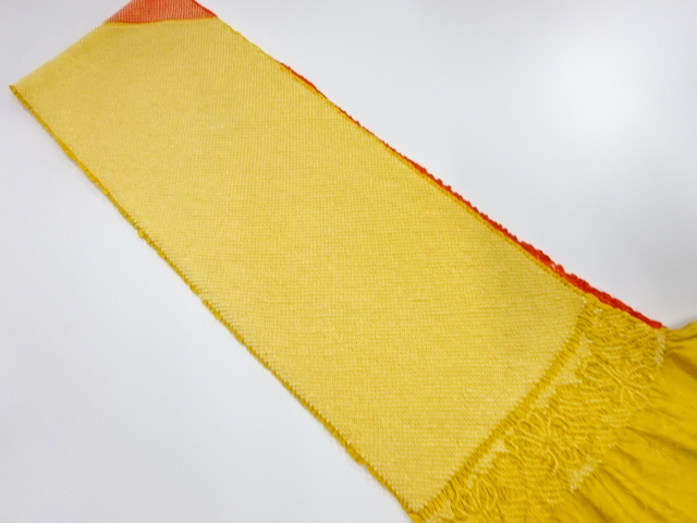 SILK Tie-dye obiage for furisode