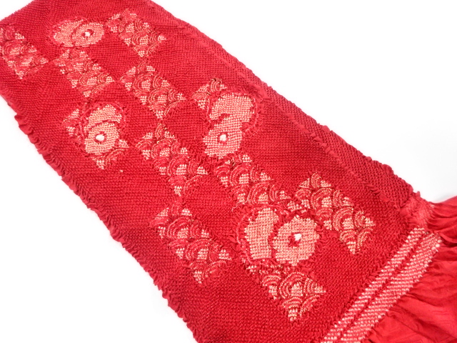 JAPANESE KIMONO / OBIAGE FOR FURISODE / SHIBORI 