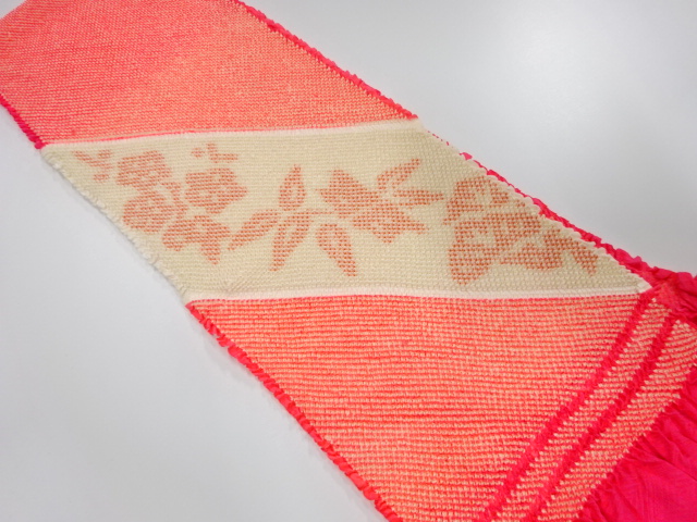 JAPANESE KIMONO / OBIAGE FOR FURISODE / SHIBORI 