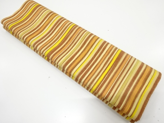 アンティーク　縞模様織り出し　ホームコート地反物