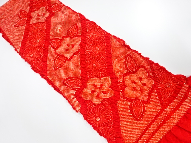 SILK Tie-dye obiage for furisode
