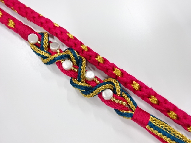 JAPANESE KIMONO / OBIJIME CORD FOR FURISODE 