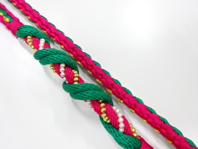 JAPANESE KIMONO / OBIJIME CORD FOR FURISODE 