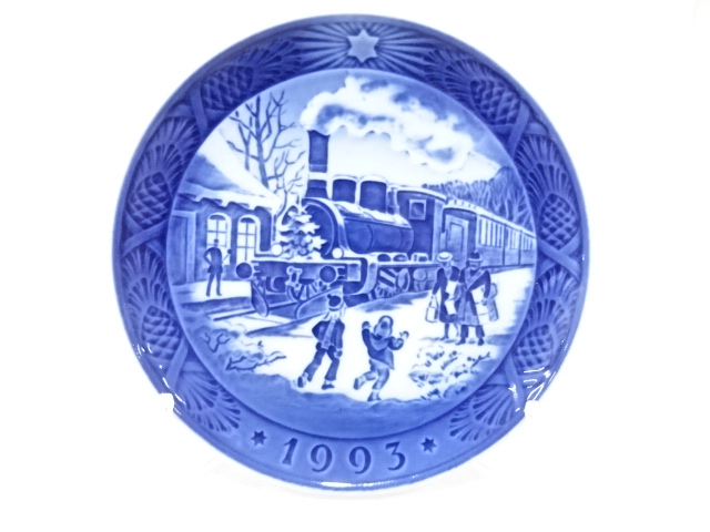 ROYAL COPENHAGEN　ロイヤルコペンハーゲン　「クリスマスゲスト」　イヤープレート(1993)　洋食器