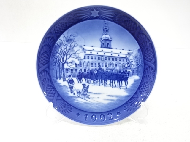 ROYAL COPENHAGEN　ロイヤルコペンハーゲン　「女王の馬車」　イヤープレート(1992)　洋食器