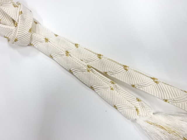 正絹　手組帯締め