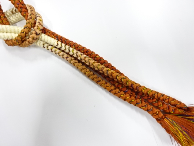 正絹　手組帯締め