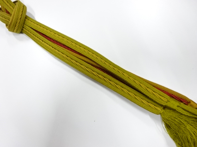 正絹　手組帯締め