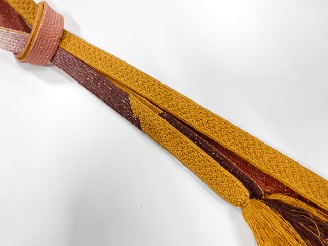 正絹　手組帯締め