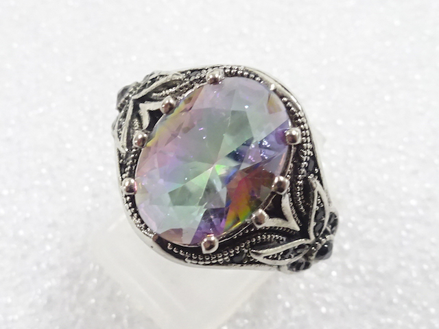 色石　指輪(19号)