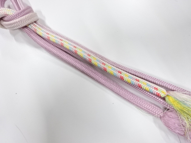 正絹　手組帯締め