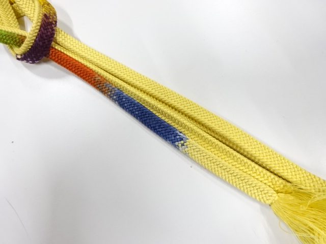 正絹　手組帯締め