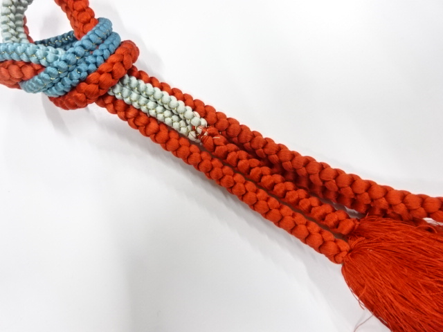 正絹　手組帯締め