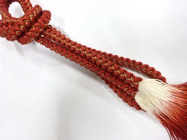 正絹　手組帯締め