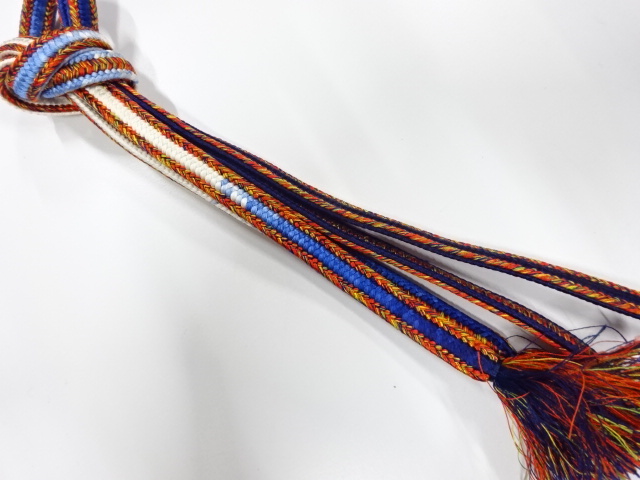 正絹　手組帯締め