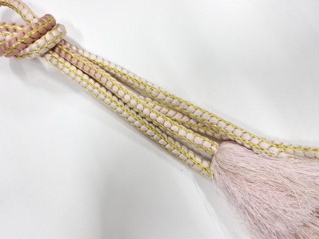 正絹　手組帯締め