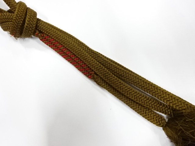 正絹　手組帯締め