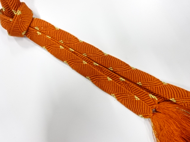 正絹　手組帯締め