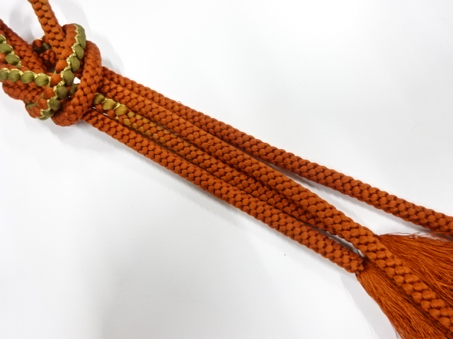 正絹　手組帯締め