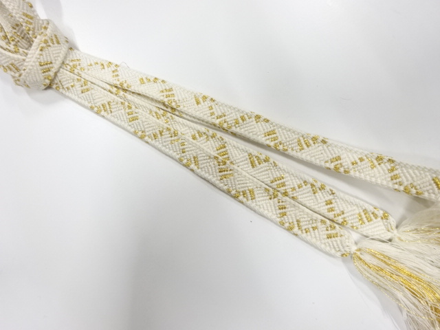 正絹　手組帯締め