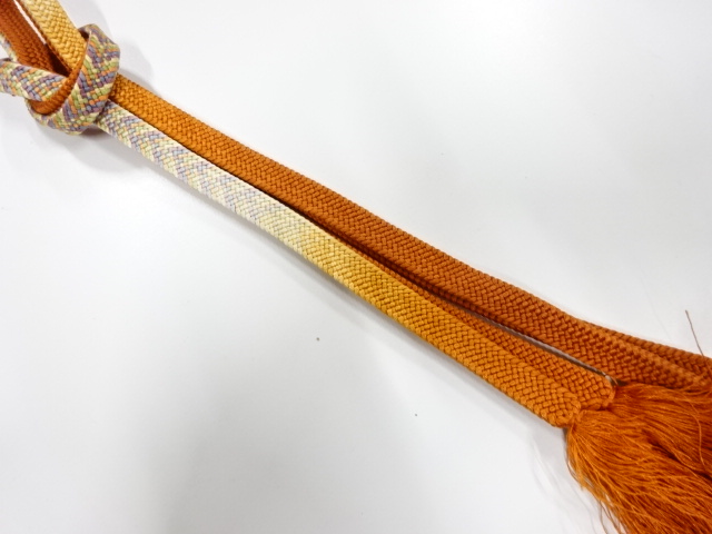 正絹　手組帯締め