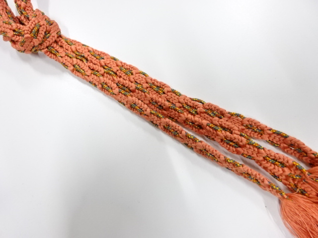 正絹　手組帯締め