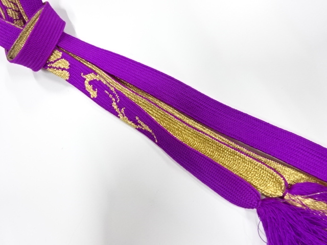 正絹　手組帯締め