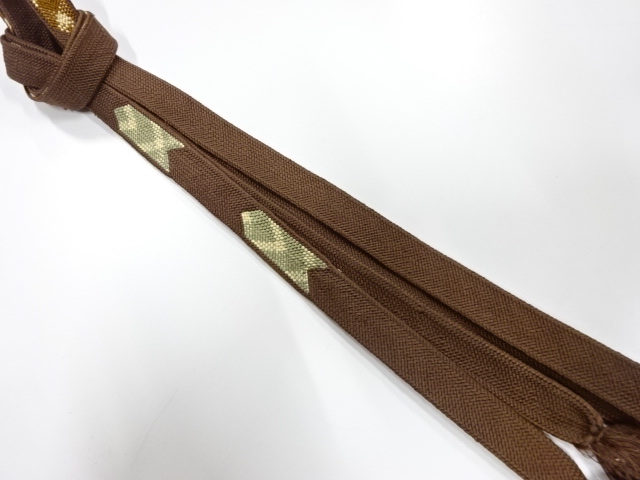 正絹　手組帯締め