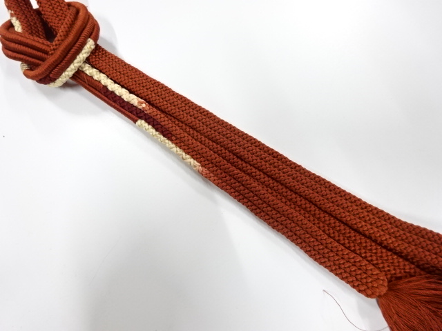 正絹　手組帯締め