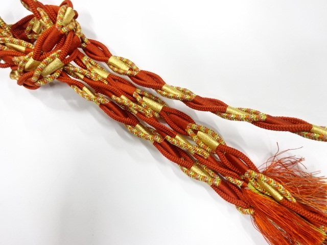 正絹　手組帯締め