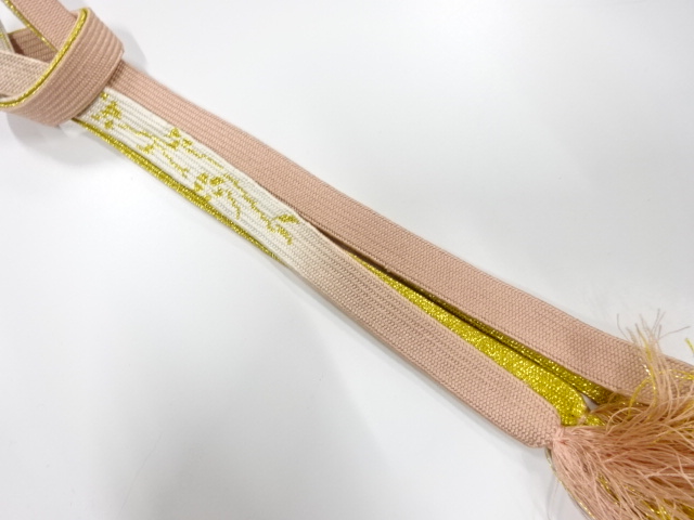 正絹　手組帯締め