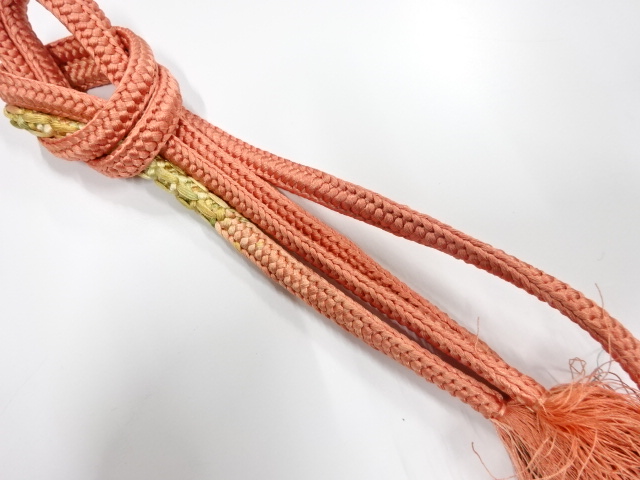 正絹　手組帯締め