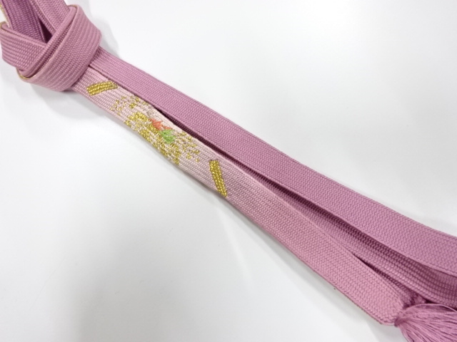 正絹　手組帯締め