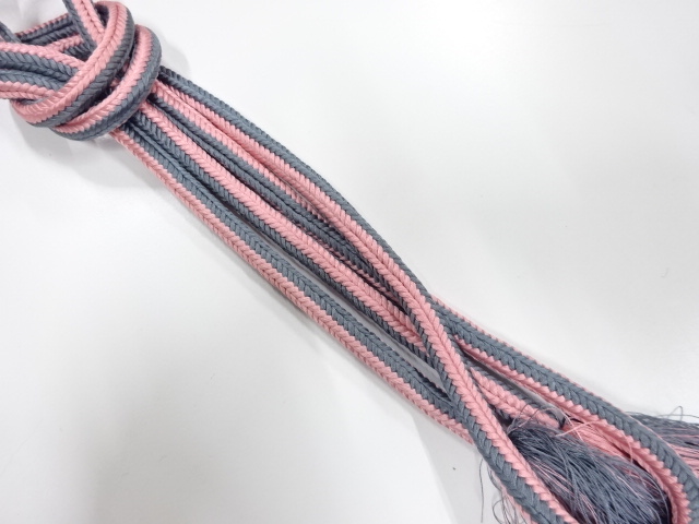 正絹　手組帯締め