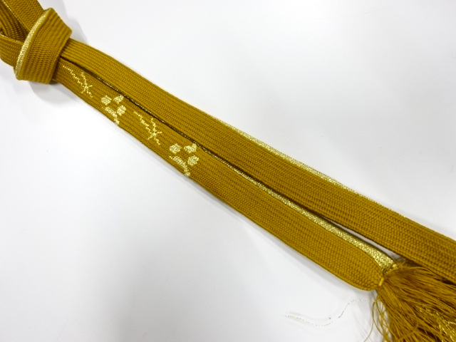 正絹　手組帯締め