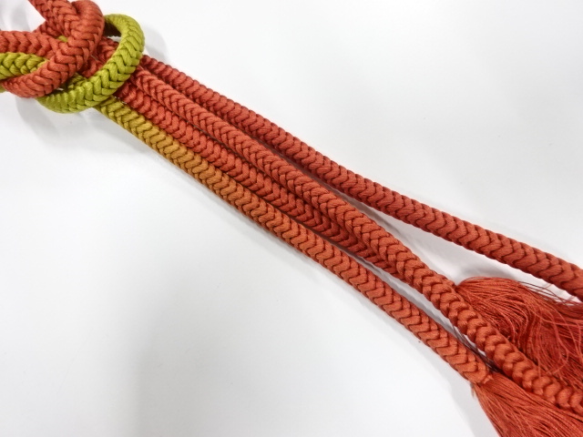 正絹　手組帯締め