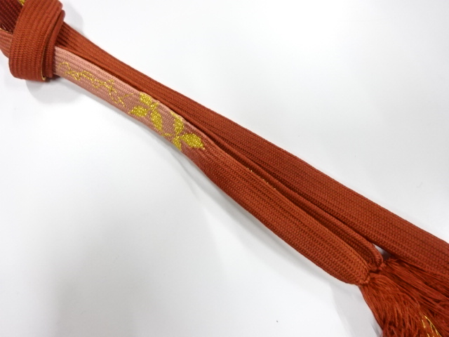 正絹　手組帯締め