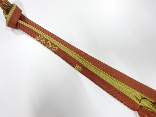 正絹　手組帯締め